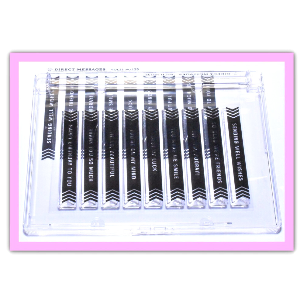 Papertrey Ink Vol. 11 No. 125 Direct Messages Stamp Set Scrapbooking Supplies